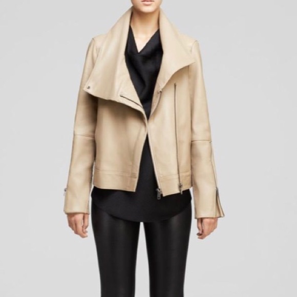 helmut lang leather coat